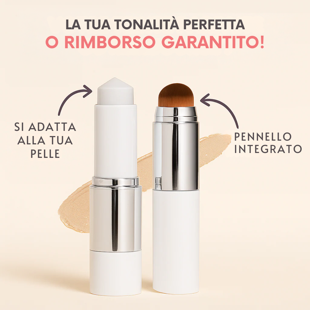 Fondotinta 2-in-1 con pennello integrato