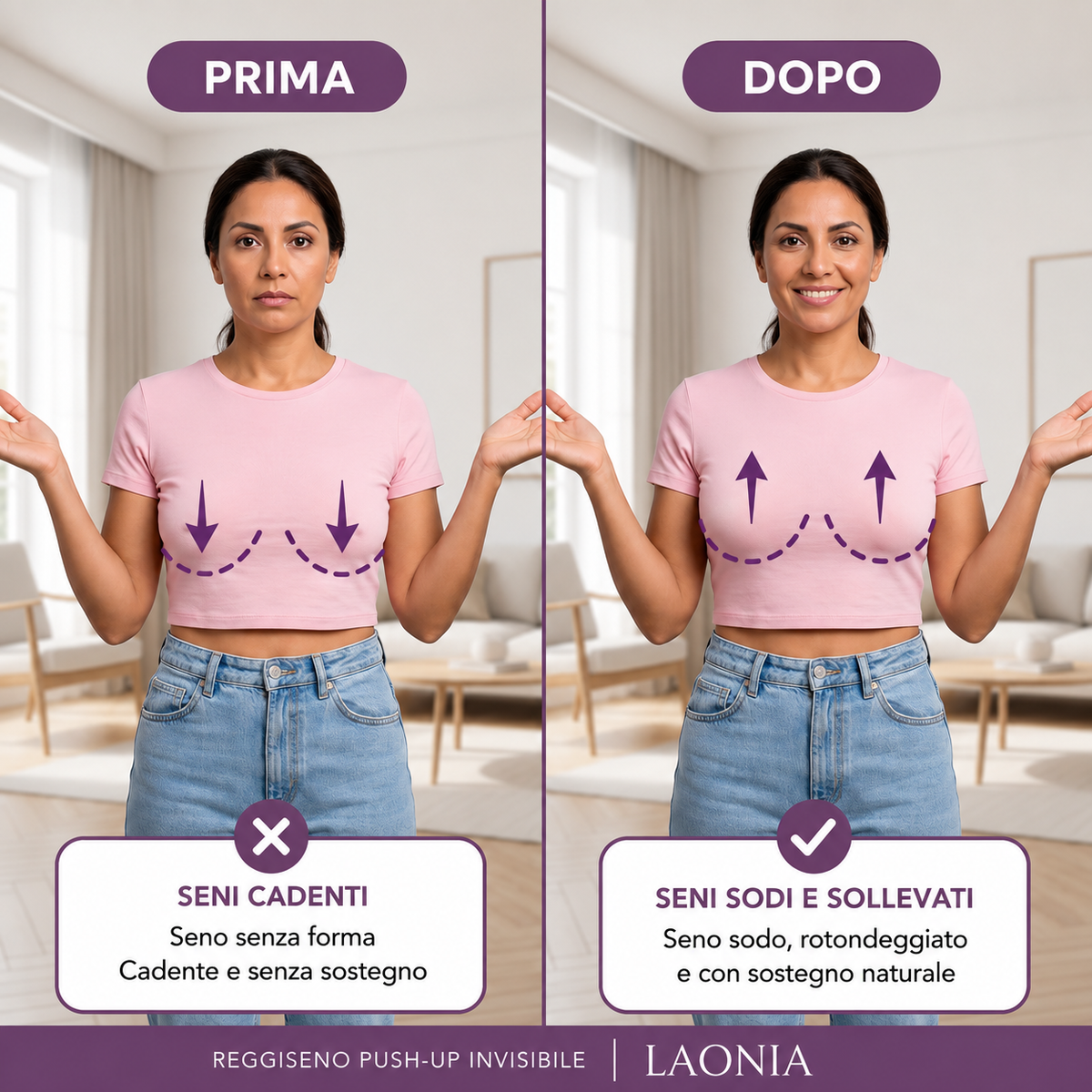 Reggiseno Push-Up Invisibile