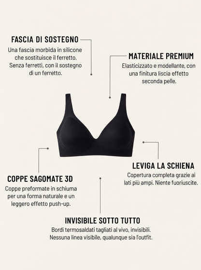 Laonia – Reggiseno Senza Ferretti Invisibile Sotto i Vestiti