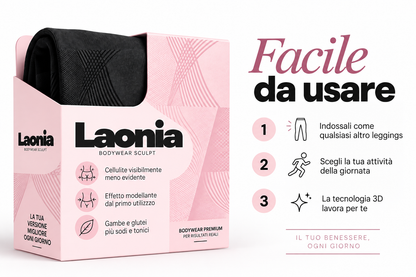 Laonia – Leggings 3D Anticellulite e Modellanti