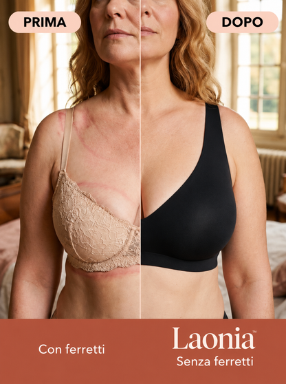 Reggiseno Modellante Laonia SoftLift™ | Scollo a V, Senza Ferretti