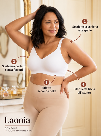 Reggiseno Modellante Laonia SoftLift™ | Scollo a V, Senza Ferretti