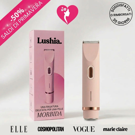 Rasoio Lushia® – La soluzione delicata per tutte le zone sensibili
