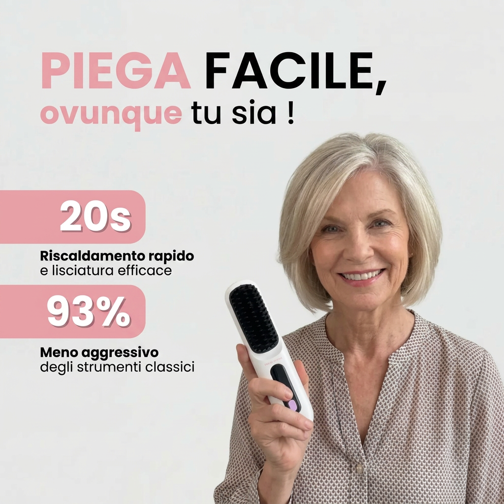 Spazzola styling per capelli corti