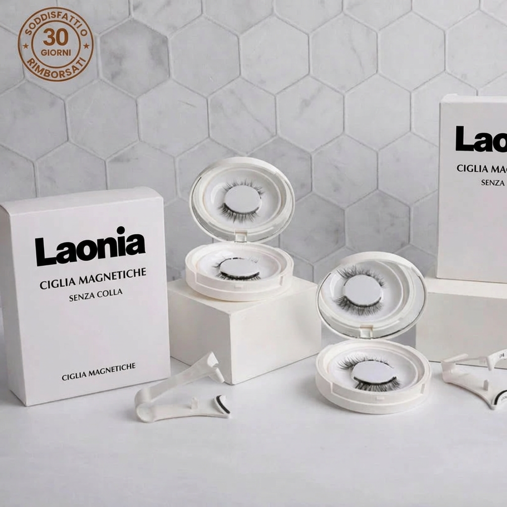 Ciglia magnetiche Laonia™ senza colla