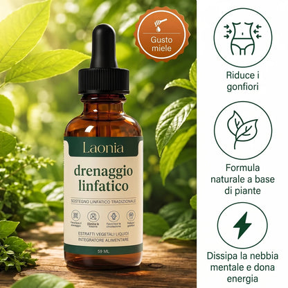 Laonia Drenaggio Linfatico – gocce naturali al gusto miele