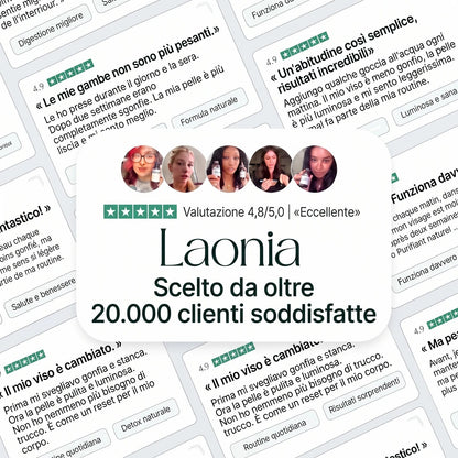 Recensioni Laonia – oltre 20.000 clienti soddisfatte